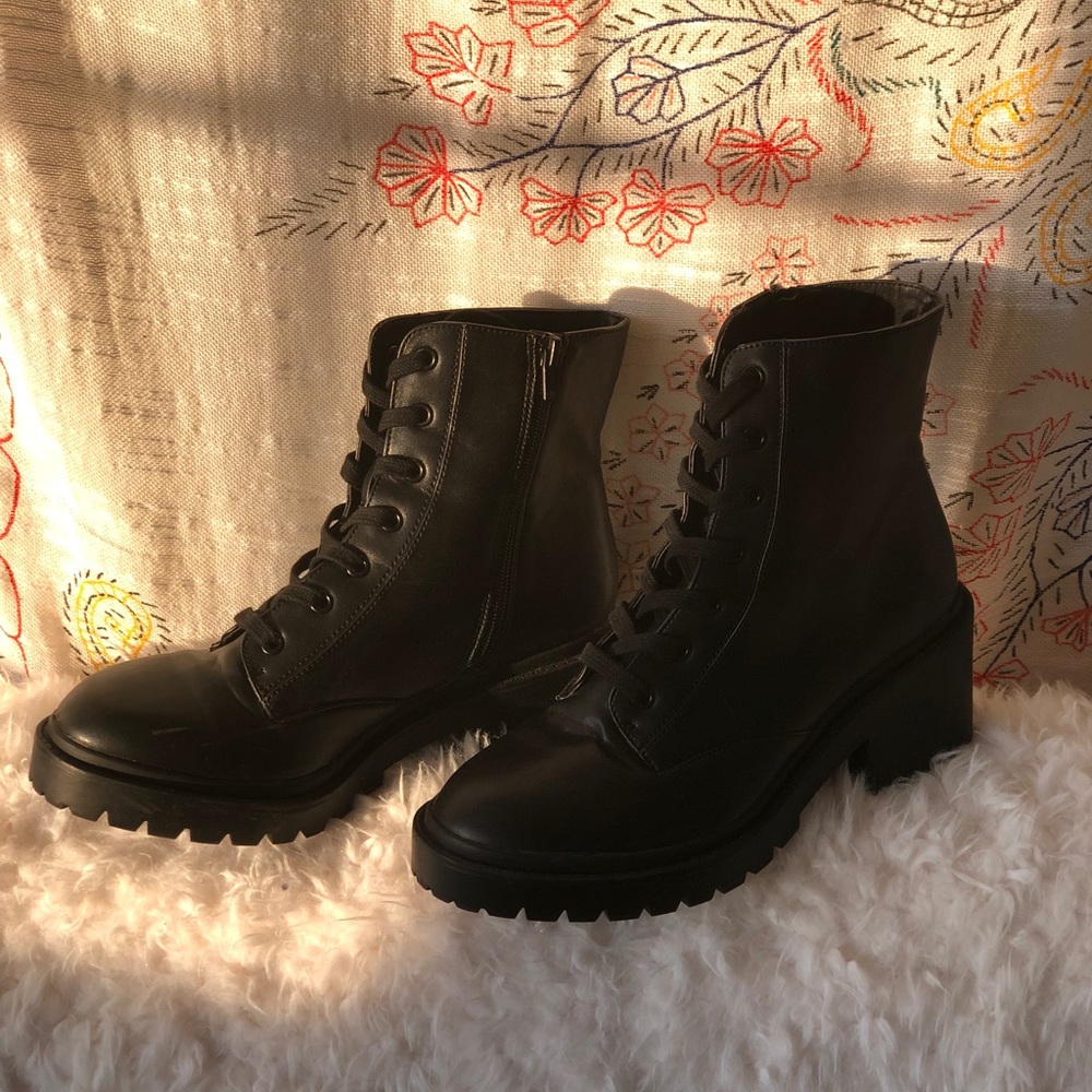 Like New Combat Boots